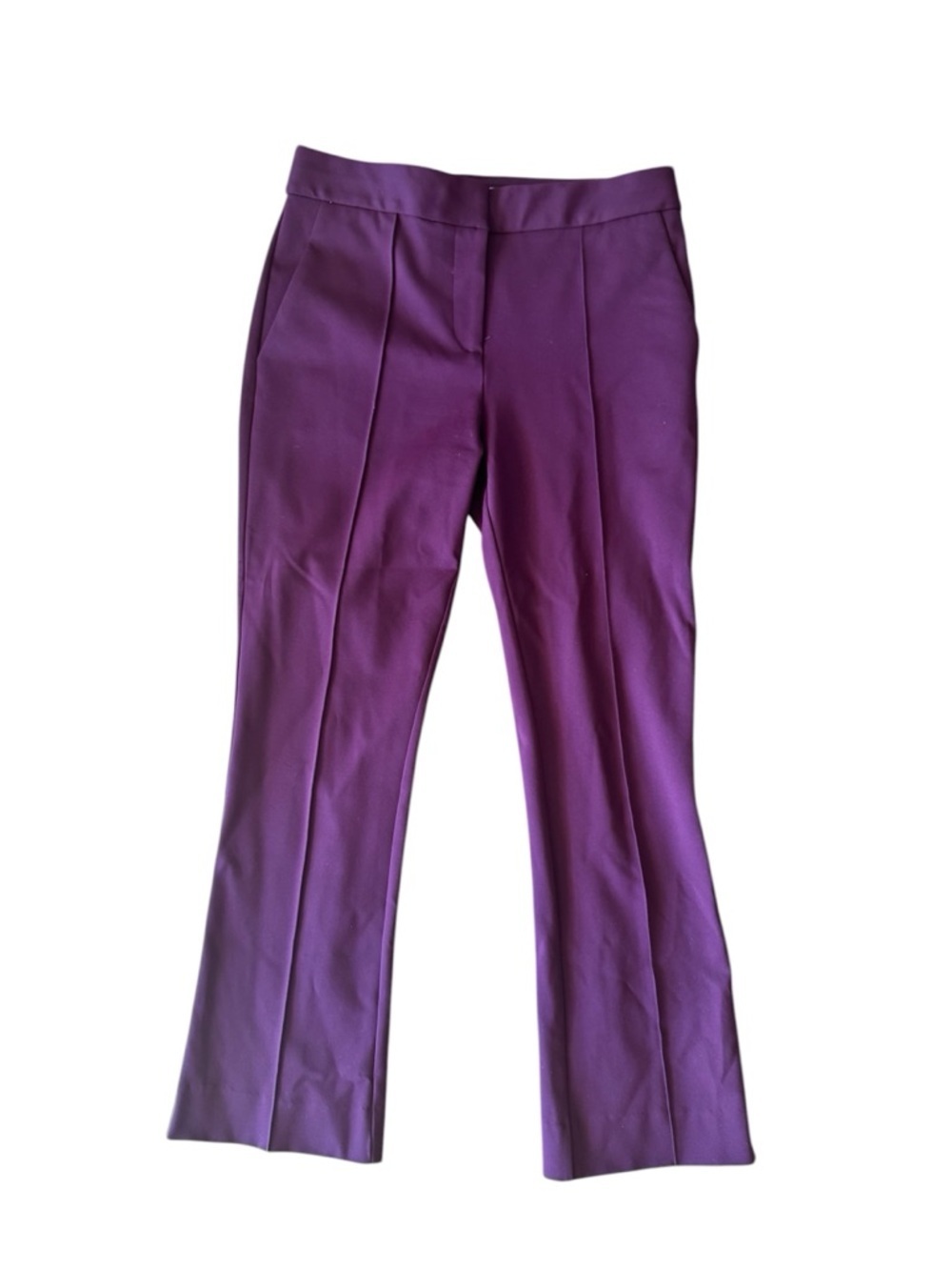Diane Von Furstenberg DVF Maroon Purple Pants Size 2 Office Work Career Suit